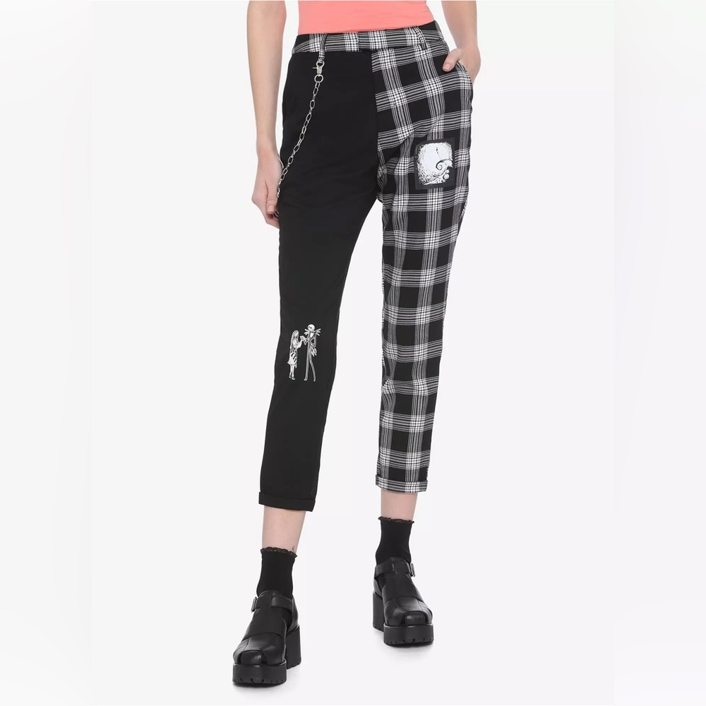 Nightmare Before Christmas Split Leg Plaid Pants